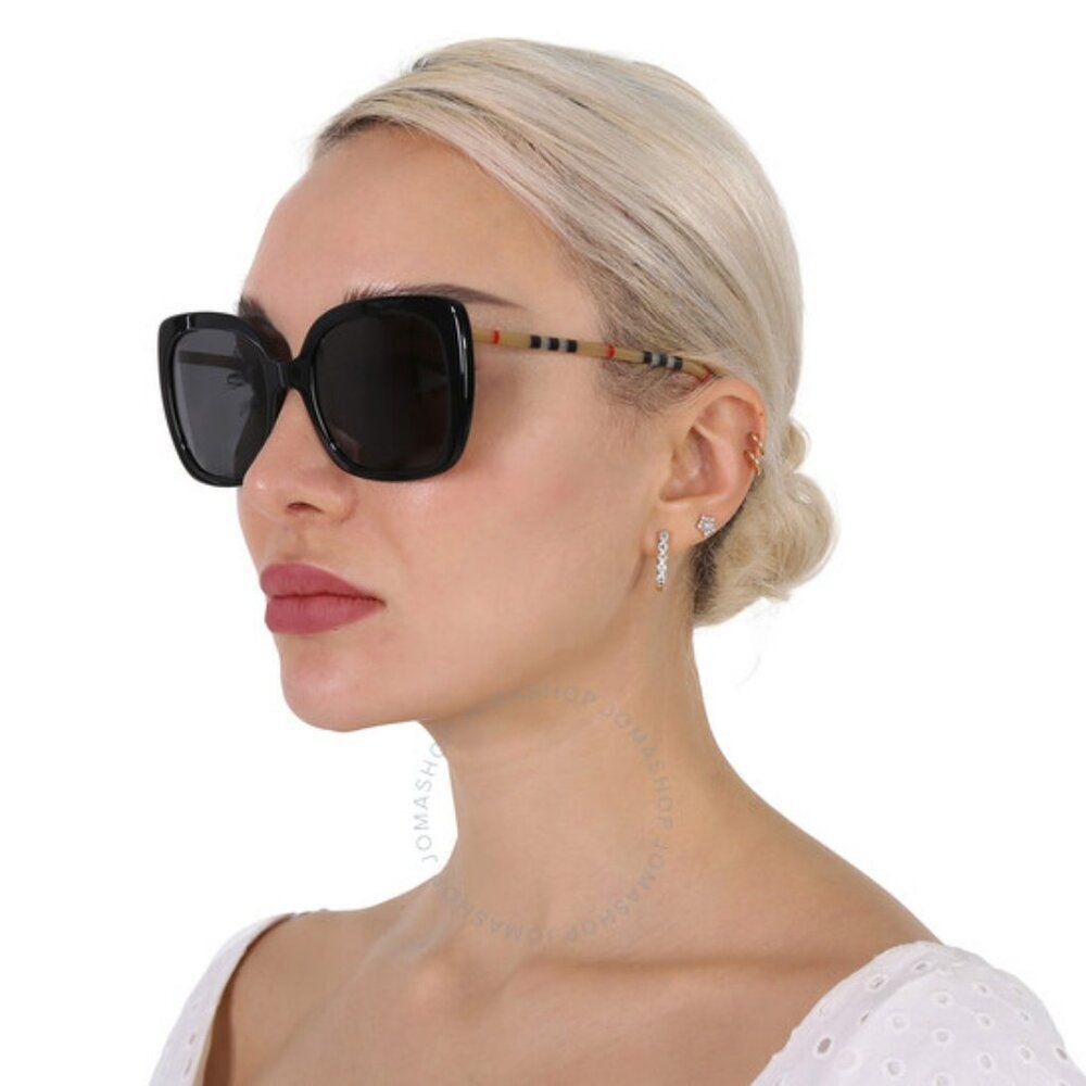 Burberry CAROLL Women Sunglasses Black Grey Gradient Square BE4323F 38538G - Picture 12 of 13